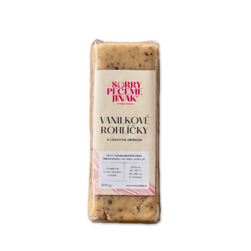 Vanilkové rohlíčky s lískovým oříškem